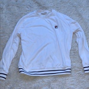 XL Fila white sweatshirt
